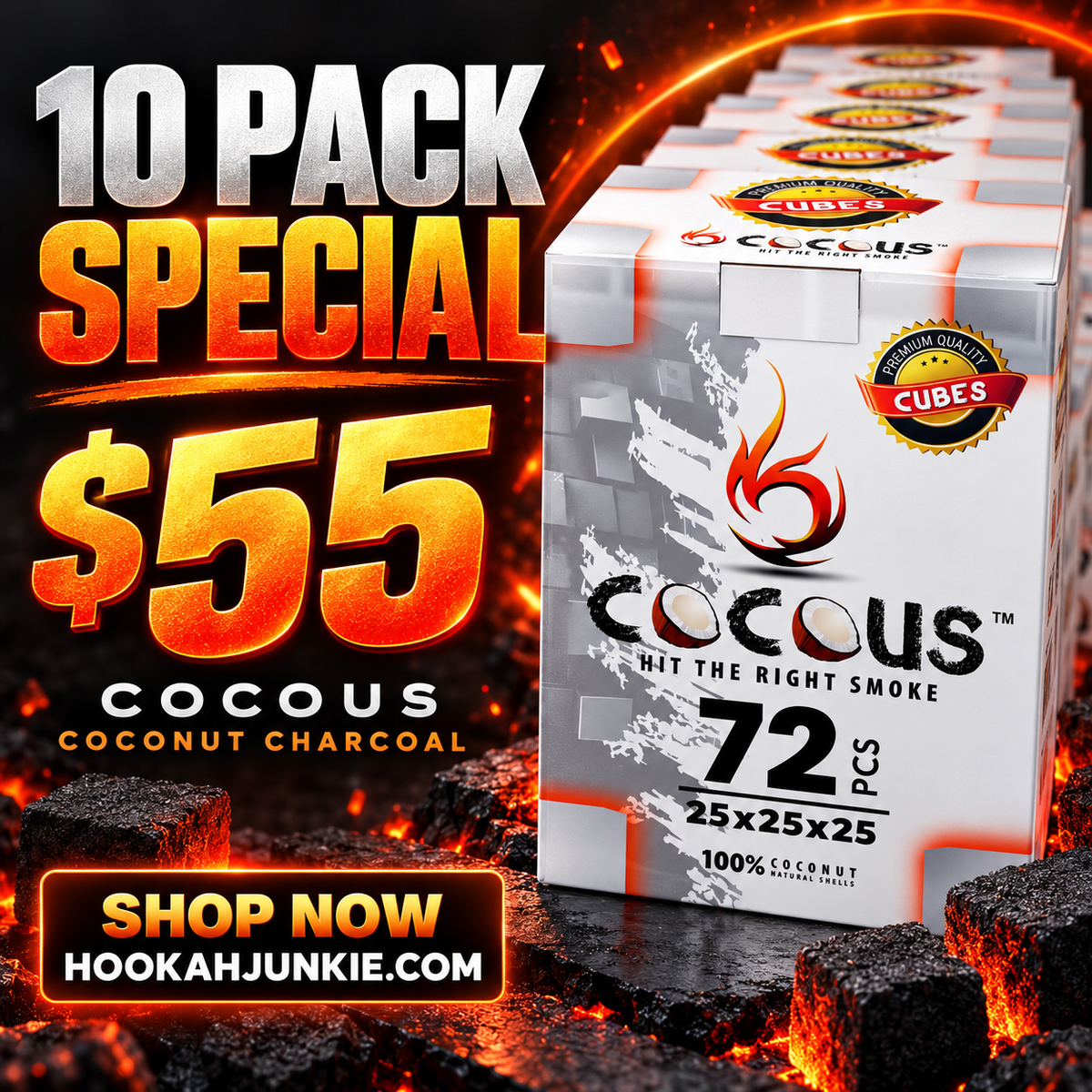 Cocous Coconut Charcoal