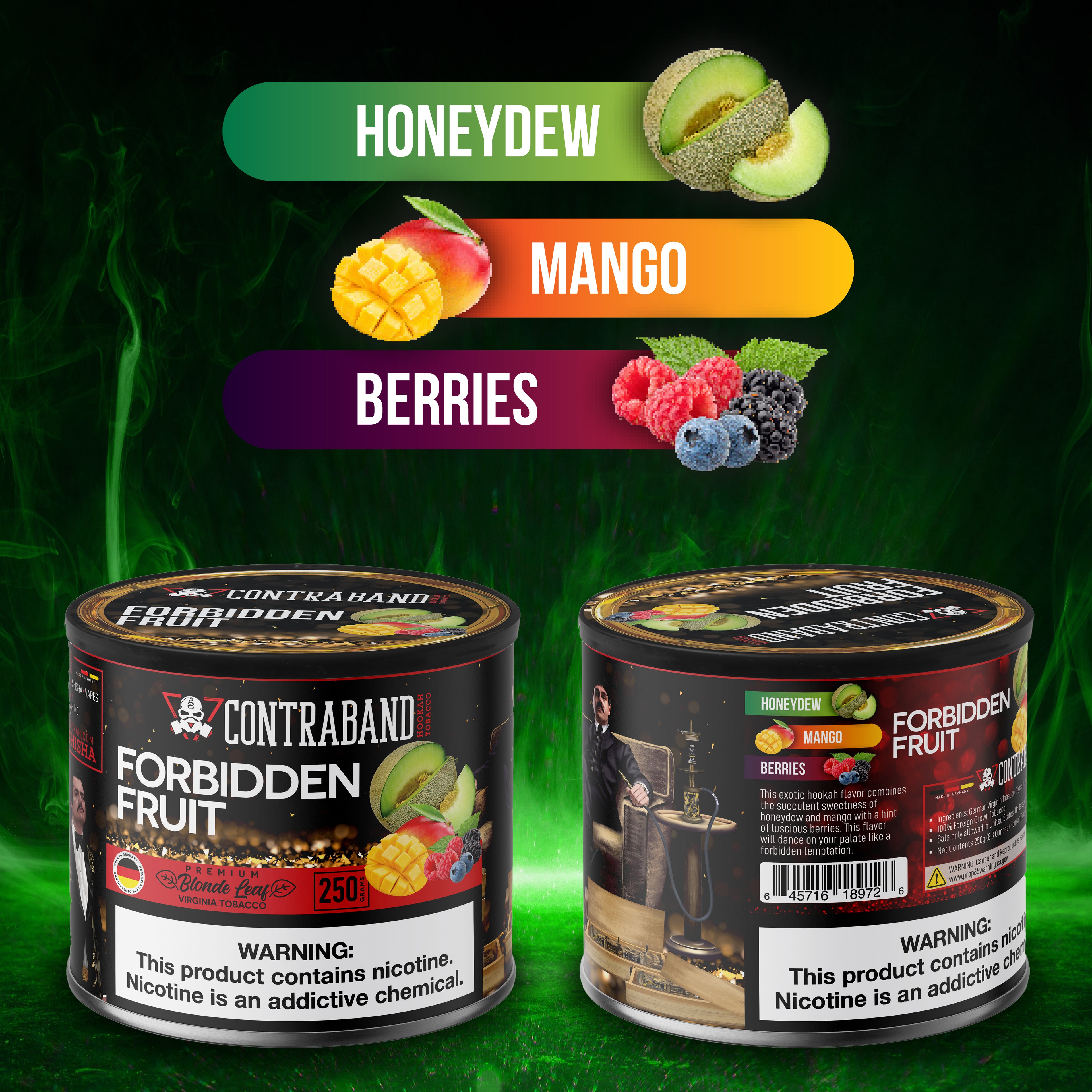 Contraband Hookah Shisha Tobacco - Hookah Junkie