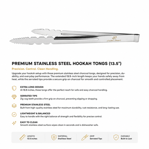 Shishaland Industrial Charcoal Tongs