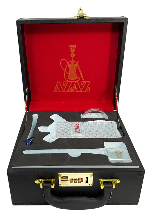 AZAZ Mini Crystal Luxury Portable Glass Hookah - Hookah Junkie