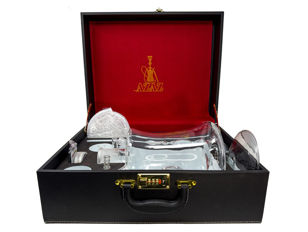 AZAZ Galactic Whirl Luxury Portable Glass Hookah - Hookah Junkie