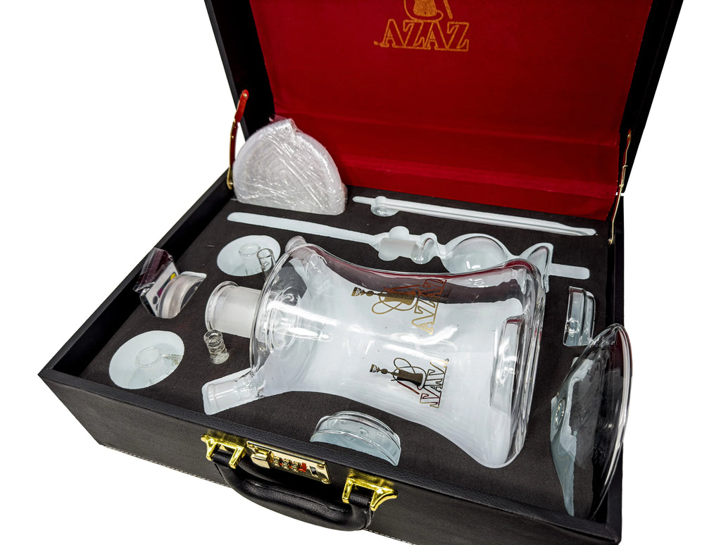 AZAZ Galactic Whirl Luxury Portable Glass Hookah - Hookah Junkie