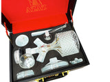 AZAZ Crystal Shisha Luxury Portable Glass Hookah Set