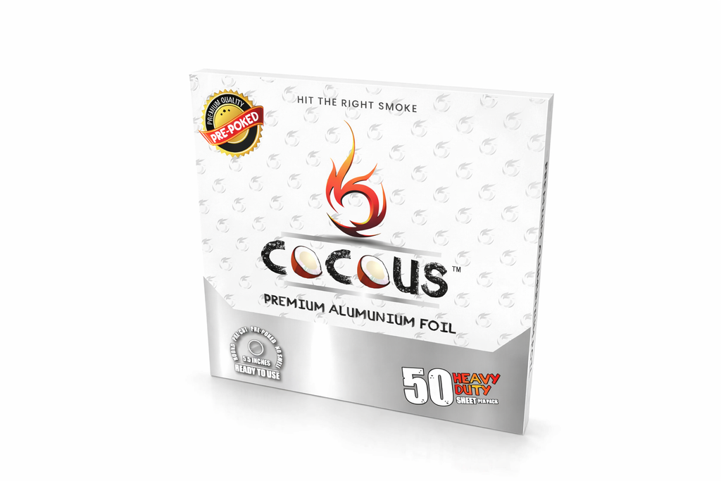 COCOUS Aluminum Pre-Poked Hookah Foil - Hookah Junkie