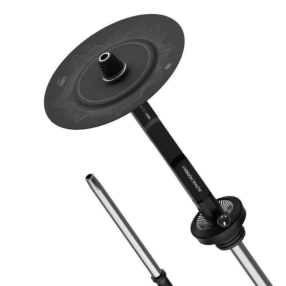 Alpha Hookah ORO Light - Black - Hookah Junkie