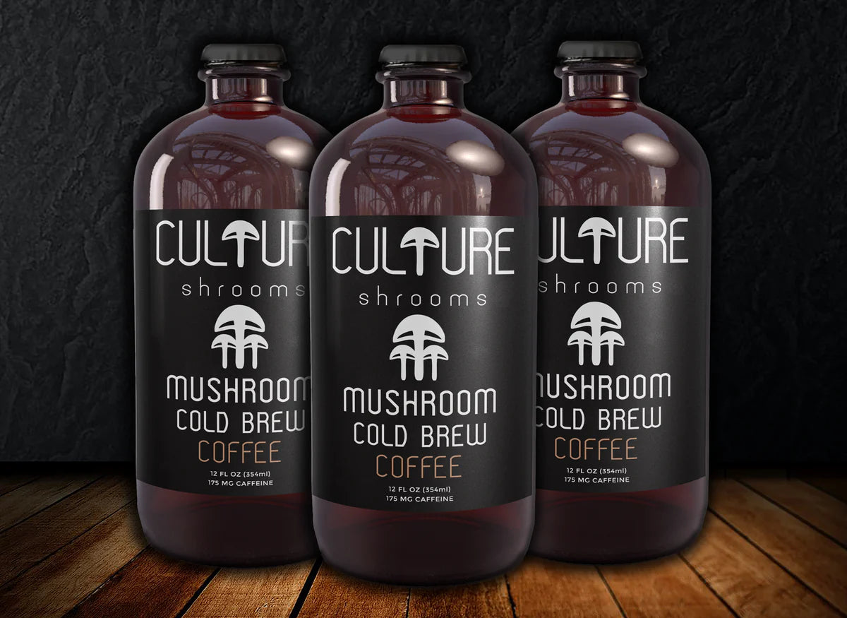 The Original Cold Brew Coffee Infused with 100% Mushrooms - Hookah Junkie