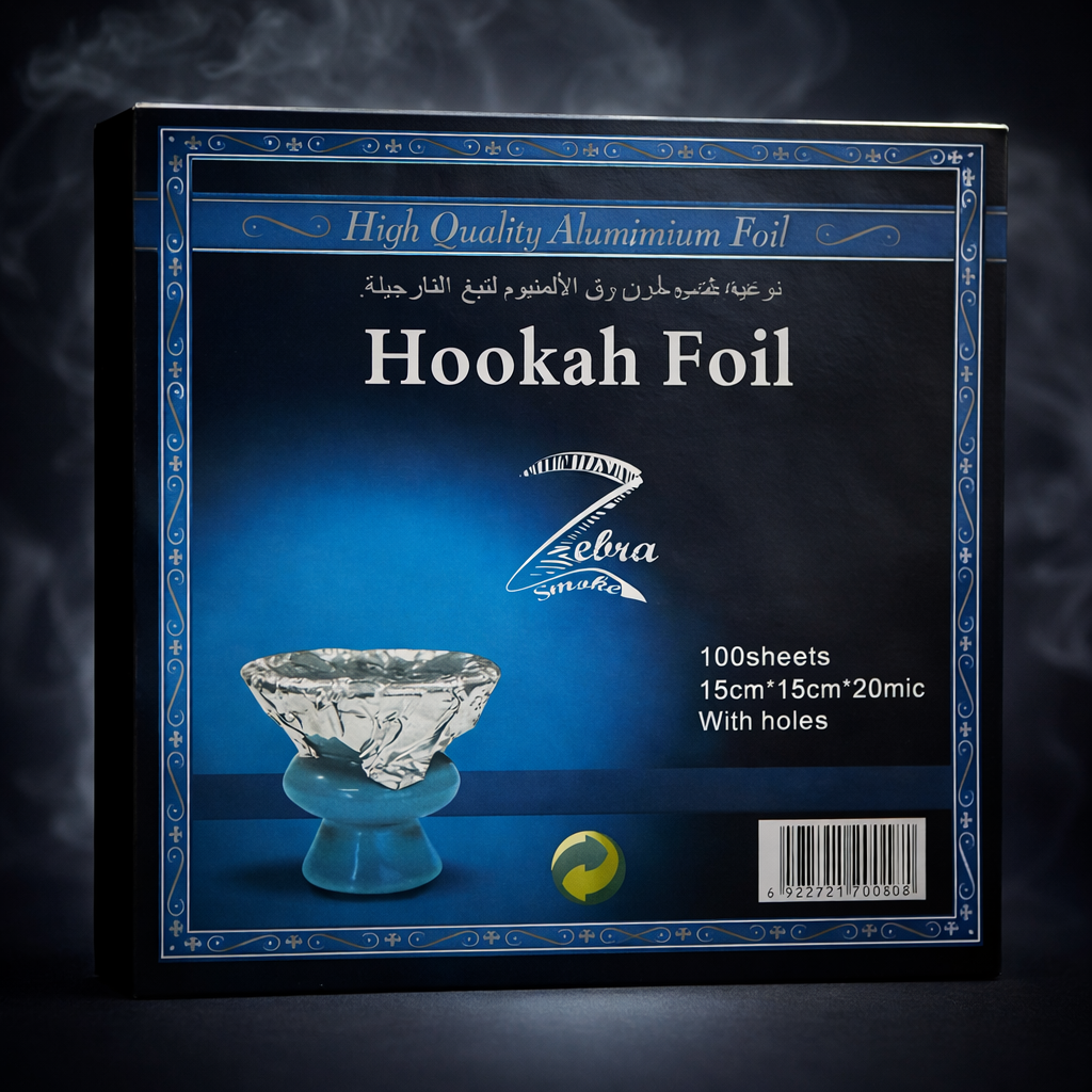 Zebra Hookah Foil - Hookah Junkie