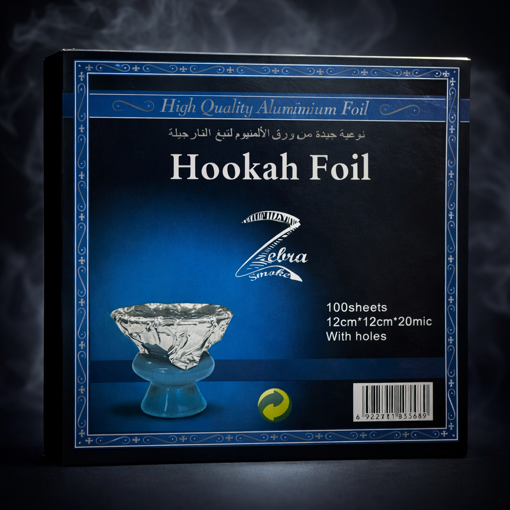 Zebra Hookah Foil - Hookah Junkie