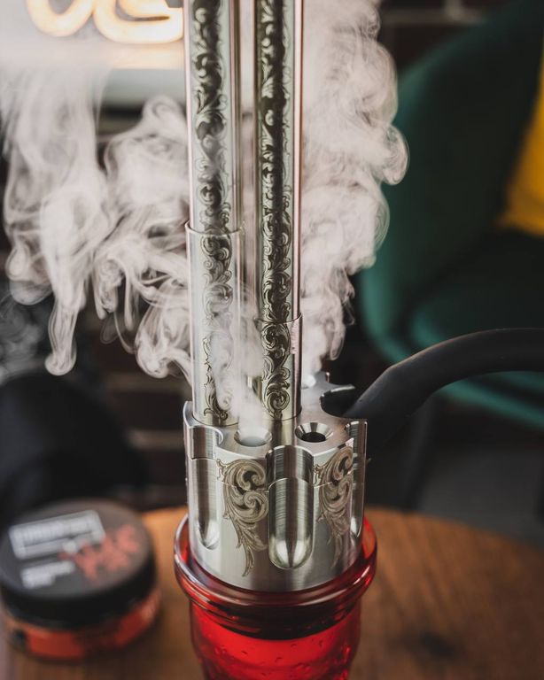 SHI CARVER REVOLVER HOOKAH - Hookah Junkie