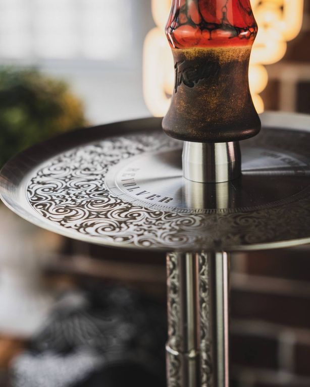 SHI CARVER REVOLVER HOOKAH - Hookah Junkie
