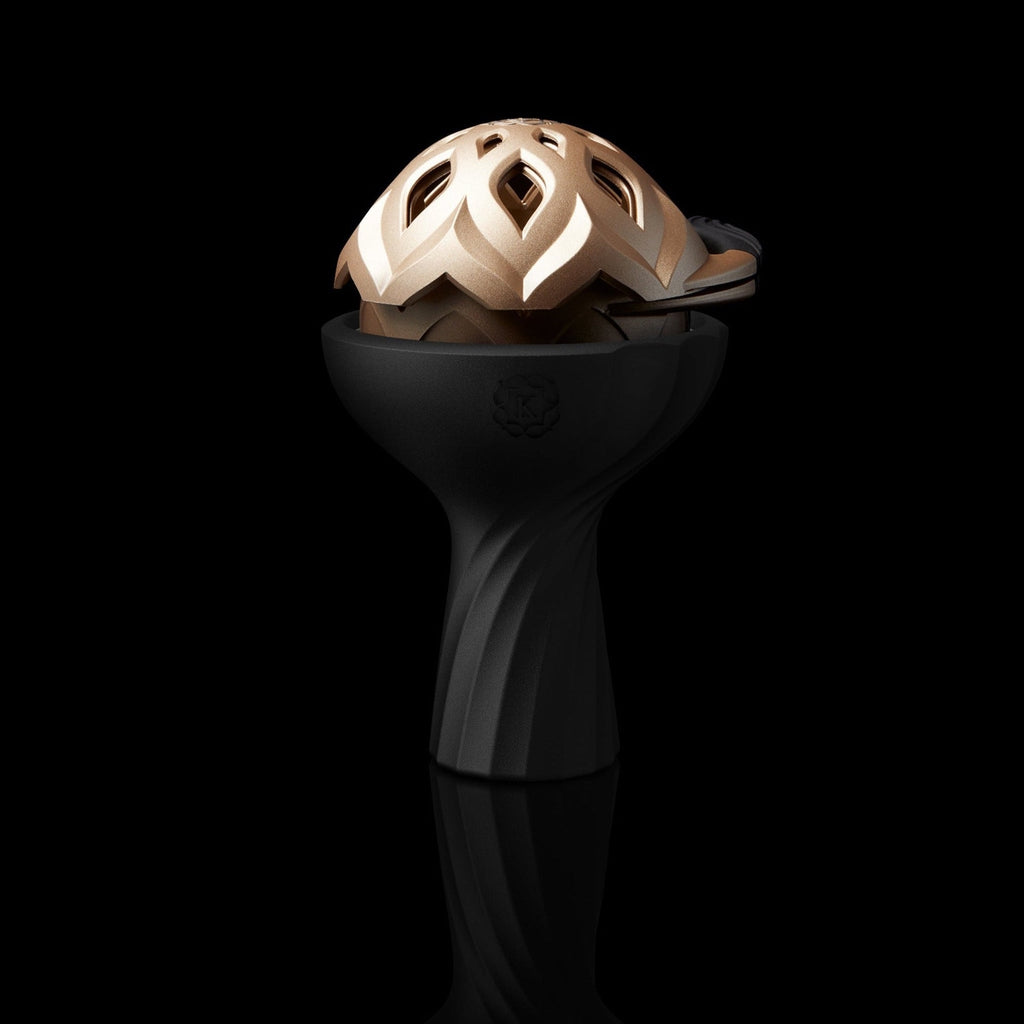 Lotus III - Aluminum, shown with a Kaloud Samsaris bowl