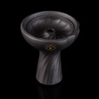 Kaloud Samsaris Kore Dào (道) Black Clay Hookah Bowl, view 2