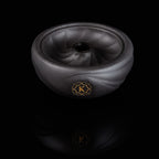 Kaloud Samsaris Kore Dào (道) Black Clay Hookah Bowl, view 4