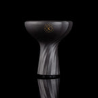Kaloud Samsaris Kore Dào (道) Black Clay Hookah Bowl, view 5