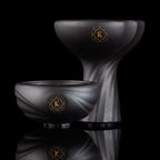 Kaloud Samsaris Kore Dào (道) Black Clay Hookah Bowl, product photo