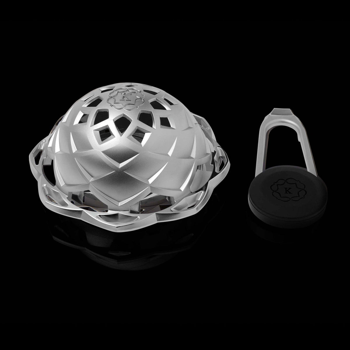 Kaloud Lotus II Argis Stainless Steel, top down view