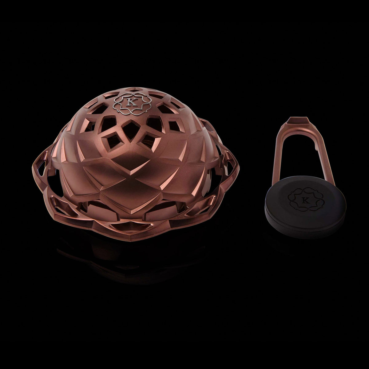Kaloud Lotus II Cyris Stainless Steel, top down view