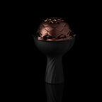 Kaloud Lotus II Cyris Stainless Steel, shown with a Kaloud Samsaris bowl
