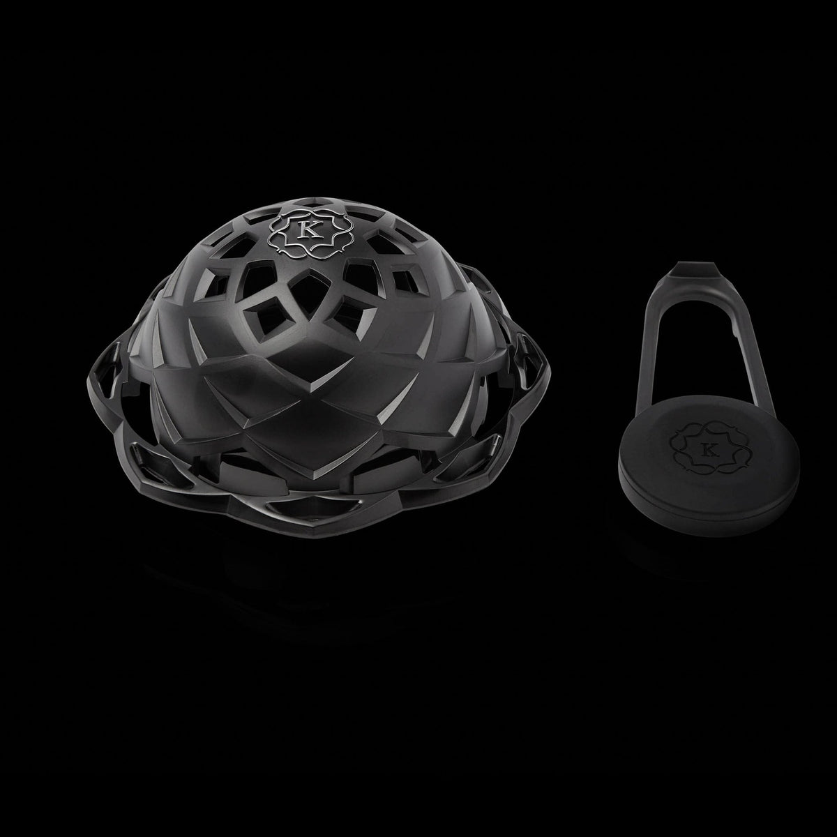 Kaloud Lotus II Niris Stainless Steel, top down view