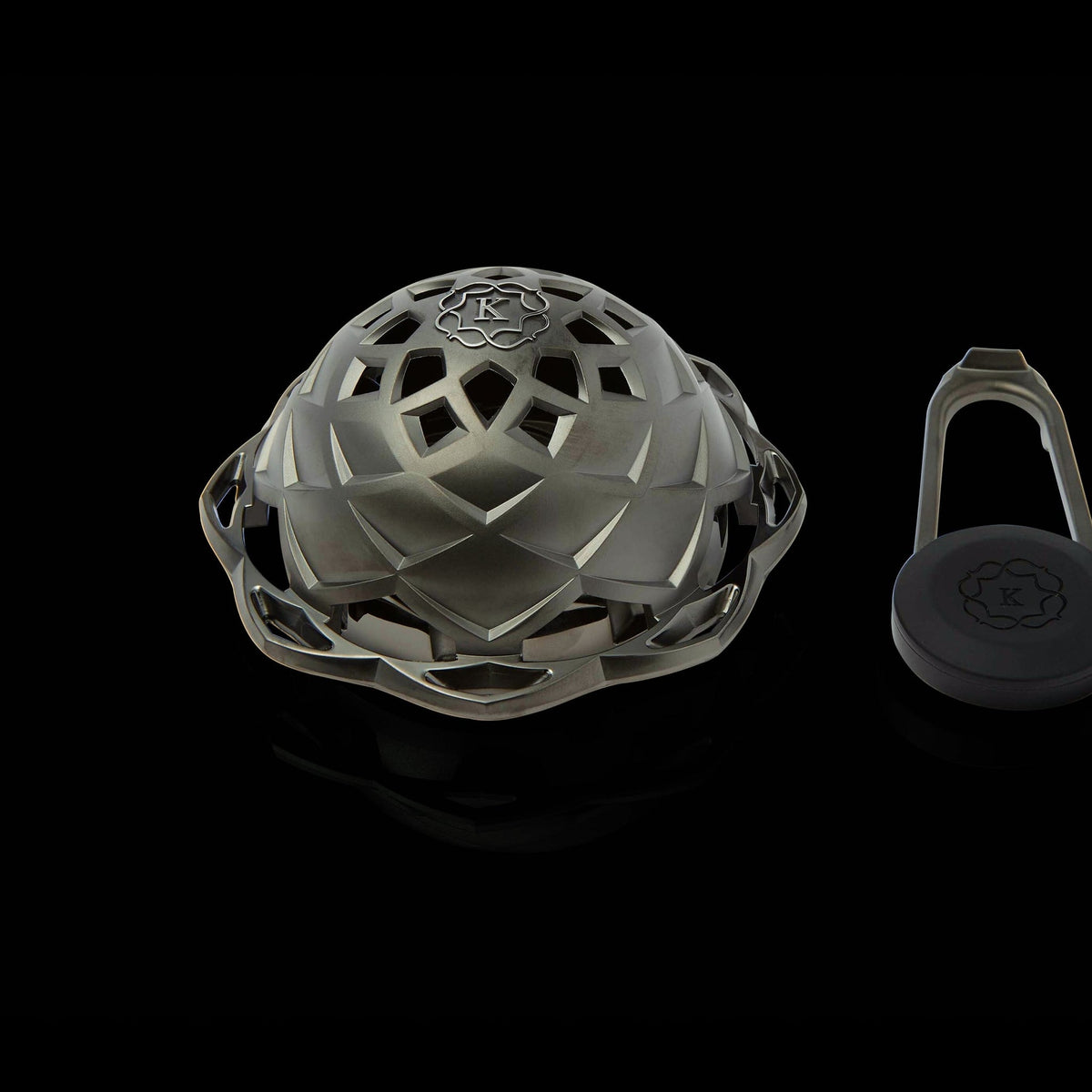 Kaloud Lotus II Nubis Stainless Steel, top down view