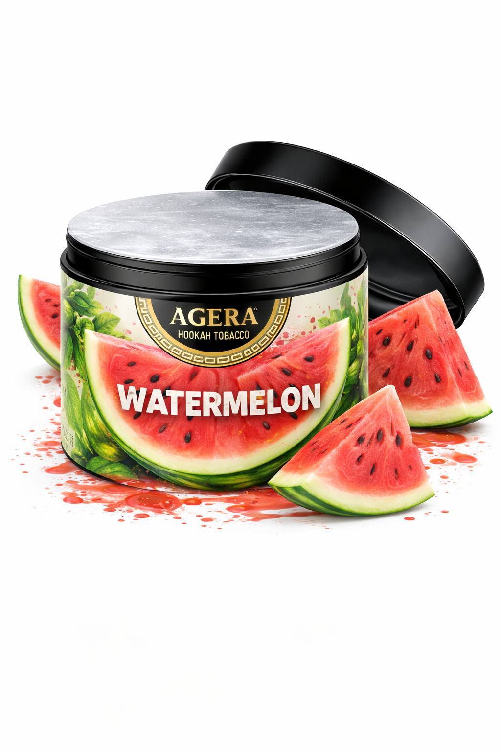 Agera Watermelon hookah tobacco 250 grams with fresh watermelon