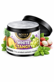 Agera White Tangy hookah tobacco 250g container with tropical fruit 