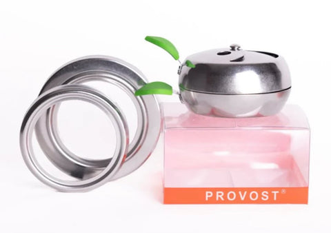 AOT Provost III heat management device with adapter ring for hookah bowls, stainless steel HMD