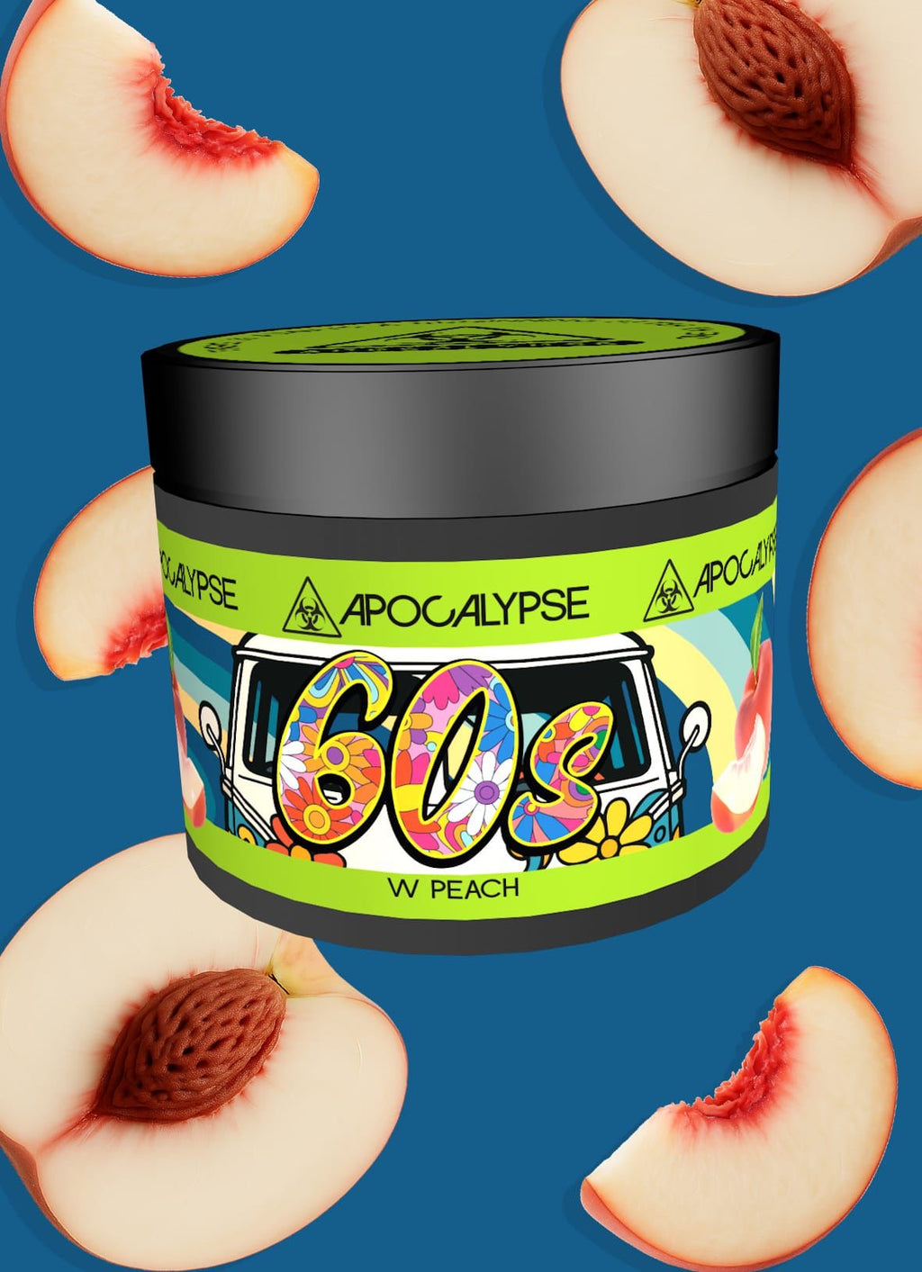 Apocalypse 60s W Peach hookah tobacco at HookahJunkie