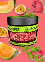 Apocalypse Amsterdam Melon Watermelon Passion Mint hookah shisha tobacco available at HookahJunkie