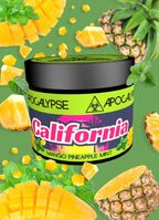 Apocalypse California Mango Pineapple Mint hookah shisha tobacco available at HookahJunkie