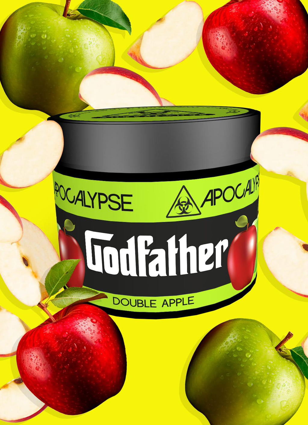 Apocalypse Godfather Double Apple hookah shisha tobacco available at HookahJunkie