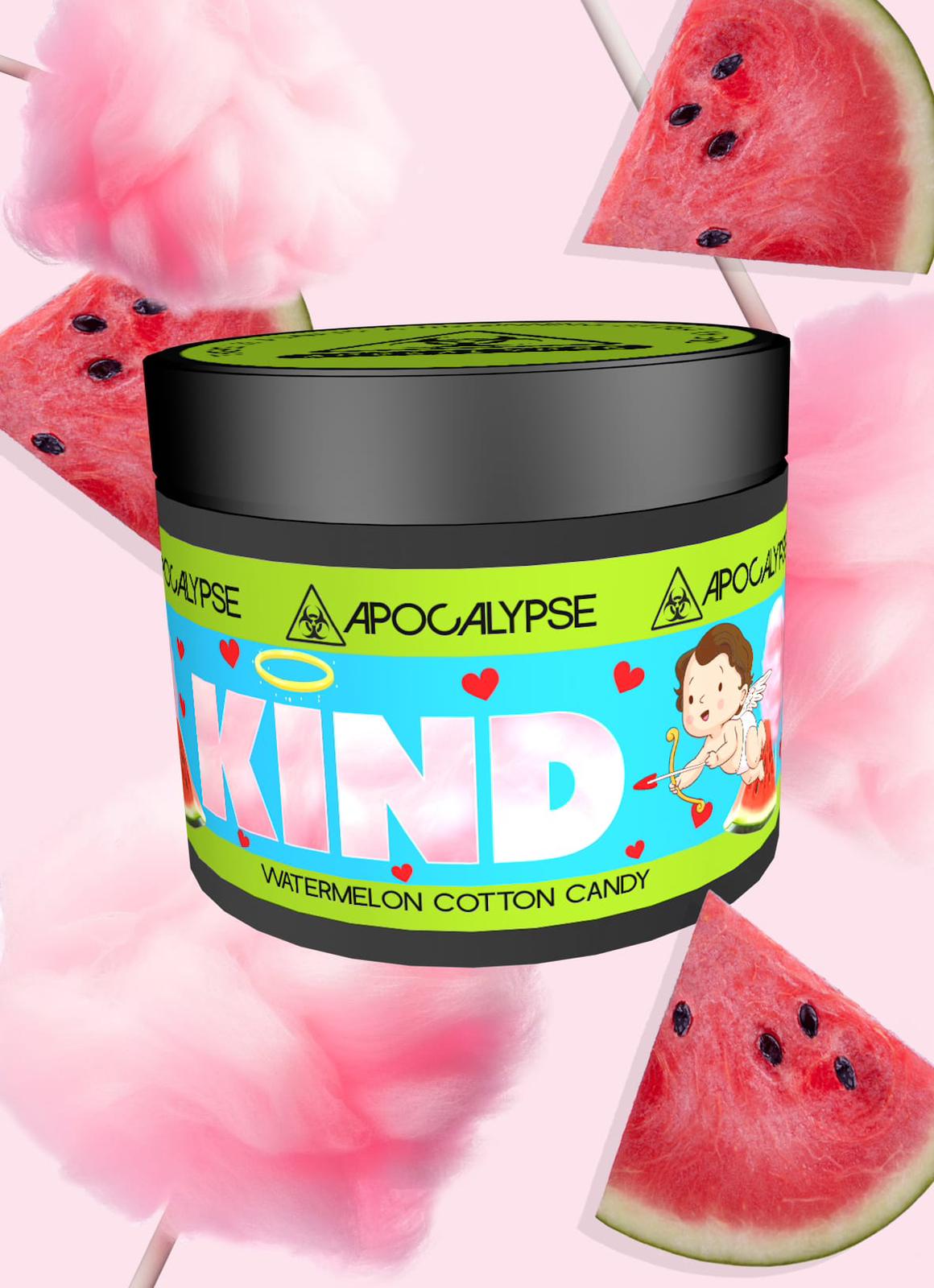 Apocalypse Kind Hookah Tobacco watermelon cotton candy flavor at Hookah Junkie