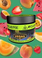 Apocalypse Welcome Vegas Watermelon Passion Strawberry Apricot hookah tobacco at HookahJunkie
