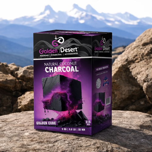 Golden Desert Coconut Charcoal – Large Cubes – view 11