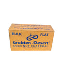 Golden Desert Coconut Charcoal Bulk Flat Case for Hookah