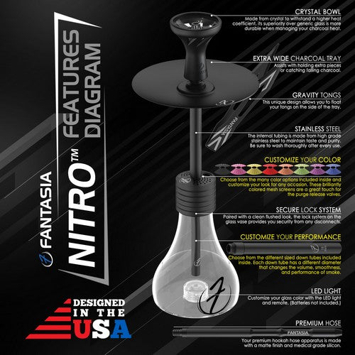 Fantasia Nitro Hookah - Hookah Junkie