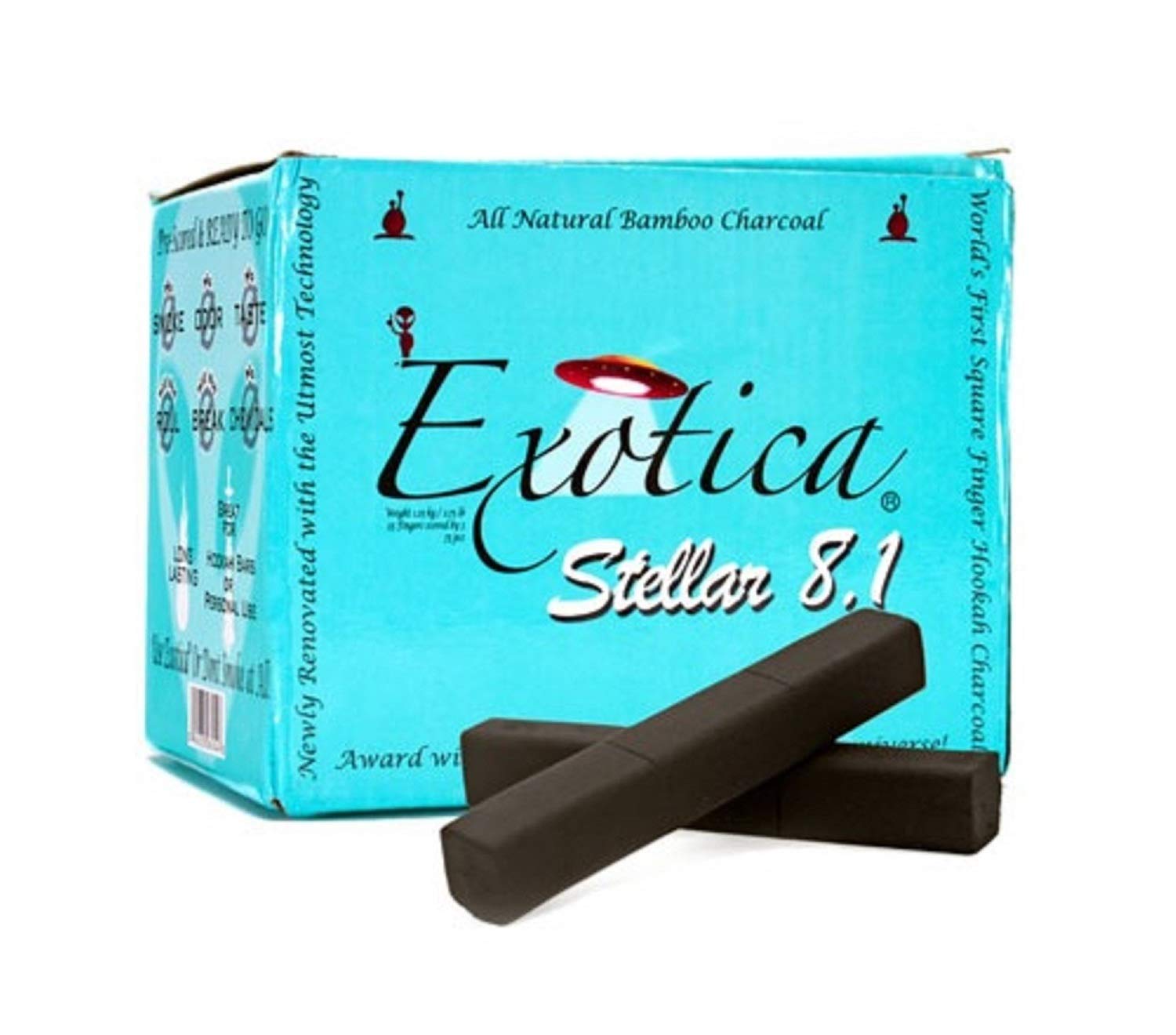 Exotica Stellar 8.1 Charcoals - Hookah Junkie
