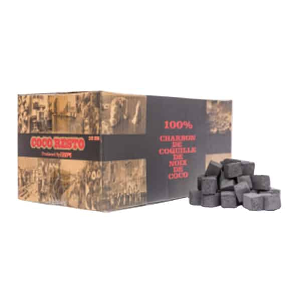 Mya Coco Resto Cube Charcoal 72 pieces - Hookah Junkie