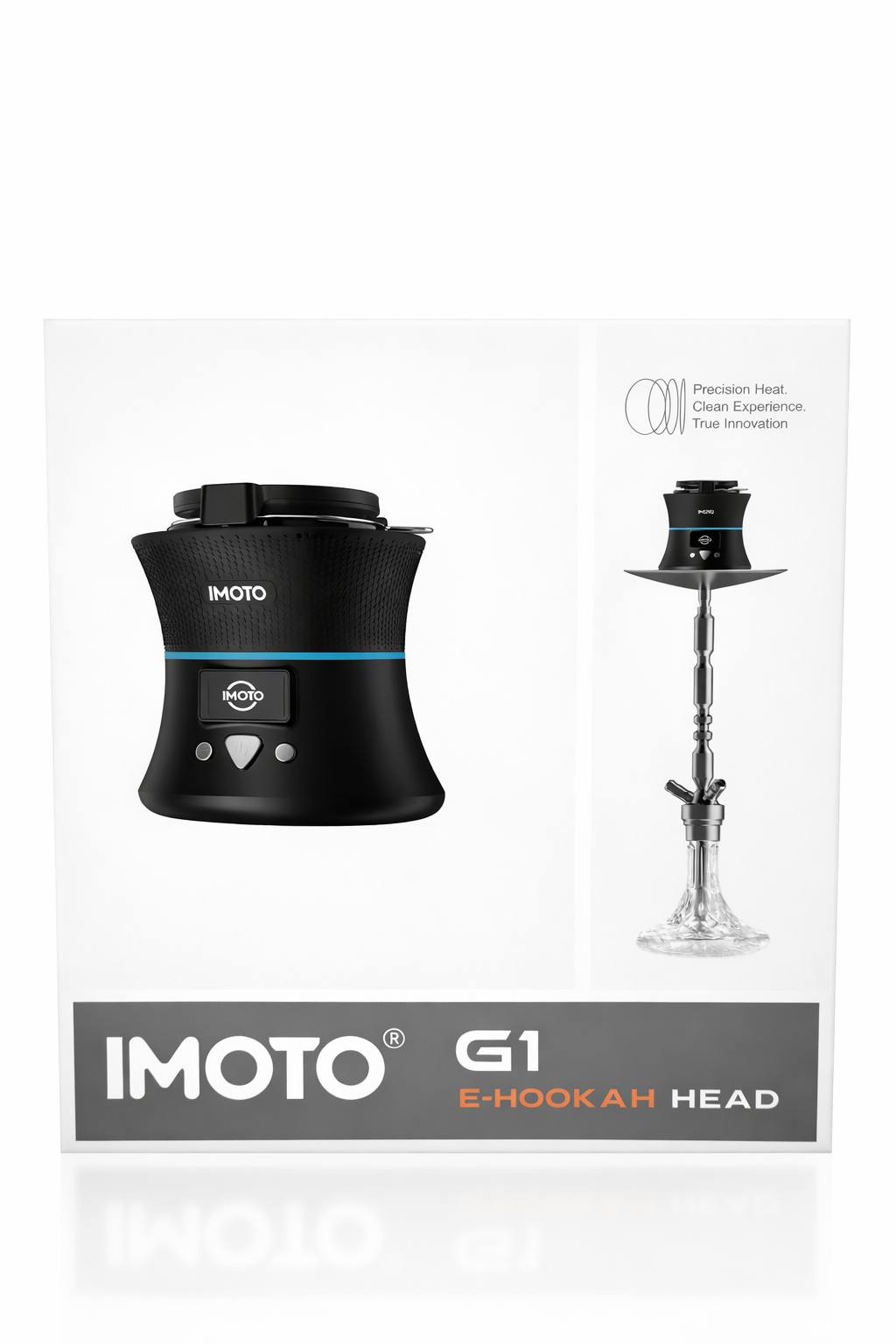 IMOTO G1 electronic e-hookah head for hookah precision heat control system compatible with hookah setups