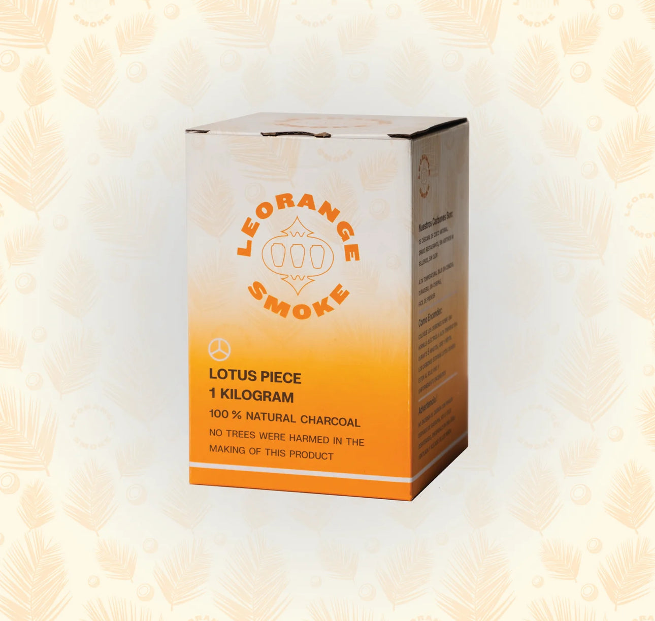 LeOrange lotus piece hookah charcoal 1kg natural coconut coals