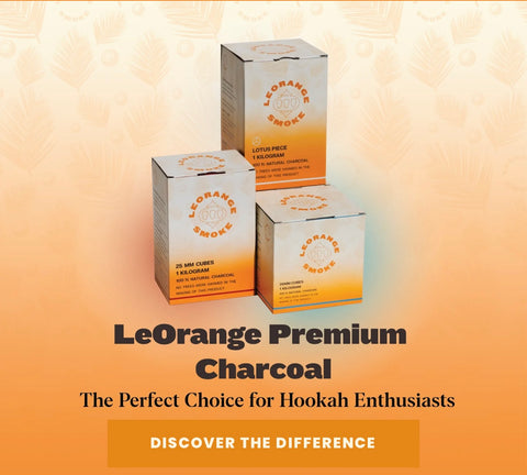 LeOrange premium hookah charcoal 1kg natural coconut coals