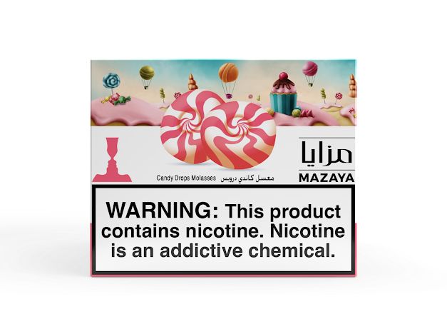 Mazaya Candy Drops hookah tobacco, 250g shisha with sweet candy flavor blend