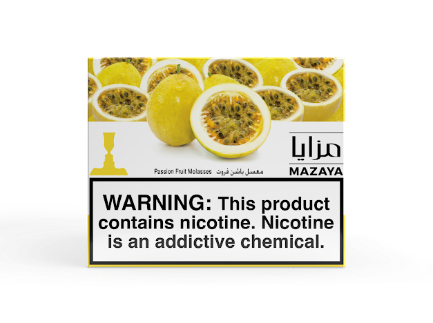 Mazaya Passion Fruit hookah tobacco, 250g shisha with sweet and tangy tropical passion fruit flavor