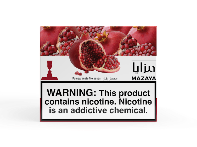 Mazaya Pomegranate hookah tobacco, 250g shisha with rich sweet and tangy pomegranate flavor