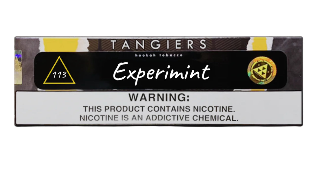 Tangiers Noir Experimint hookah shisha tobacco 250g dark leaf strong mint menthol flavor