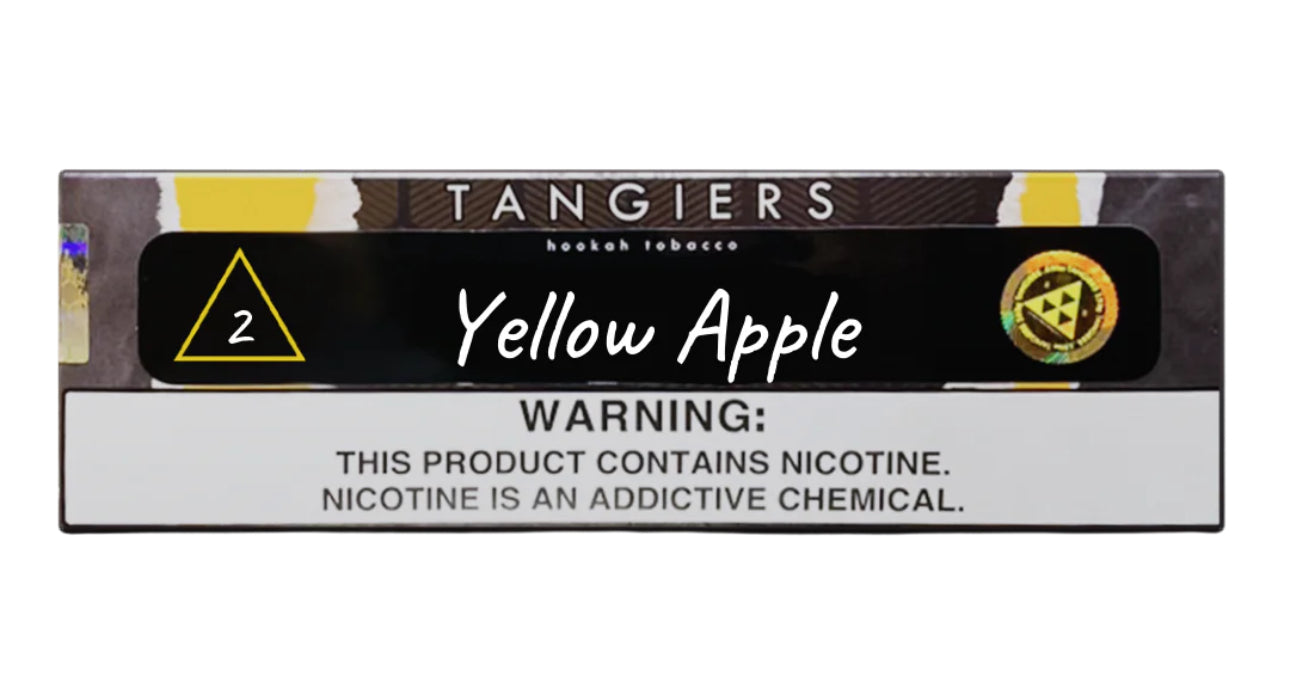 Tangiers Noir Yellow Apple shisha tobacco 250g dark leaf hookah tobacco