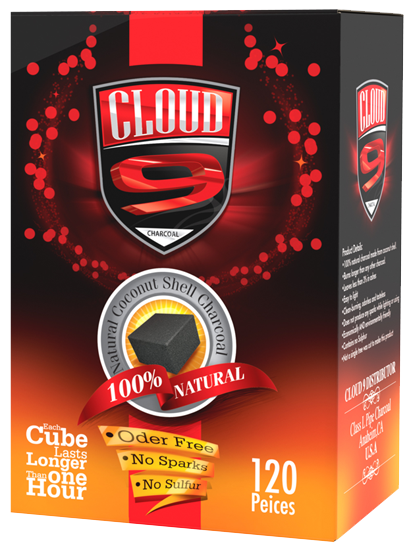 Cloud 9 Natural Charcoal 120 pcs - Hookah Junkie