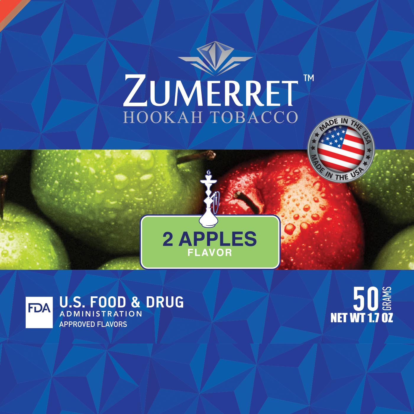 Zumerret Blue Edition 50 Grams Ten Pack of You're Choice - Hookah Junkie