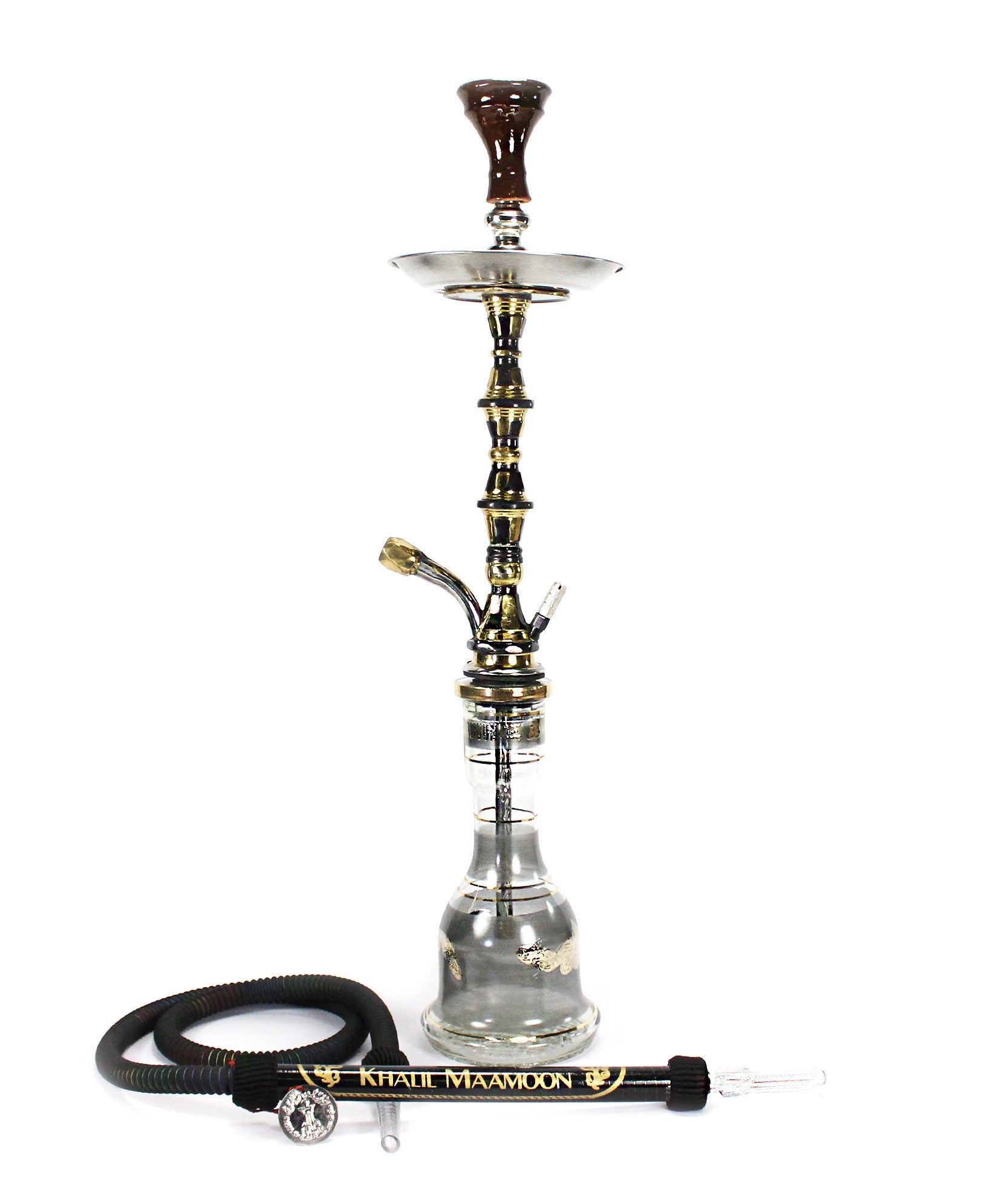 Khalil Mamoon 26" Shamadan Egyptian Authentic Hookah Oxidized - Hookah Junkie