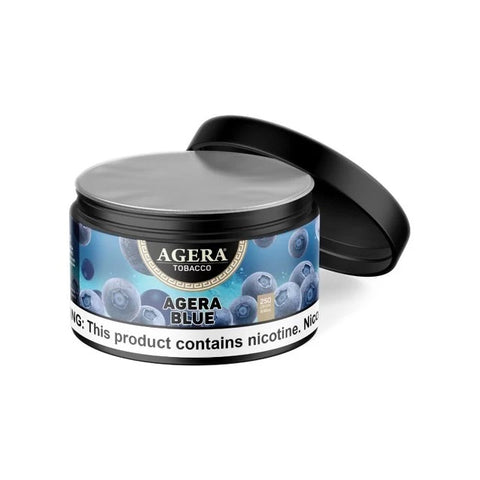 Agera Blue hookah tobacco 250g container with sweet blueberry flavor